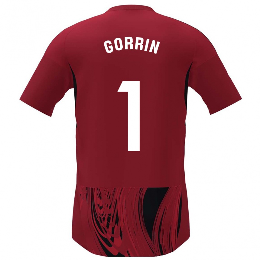 ילדים כדורגל Ale Gorrin #1 אדום שחור ג'רזי ביתית 2025/26