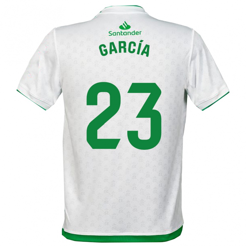 ילדים כדורגל Mario García #23 ירוק לבן ג'רזי ביתית 2025/26
