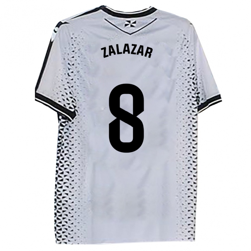 ילדים כדורגל קוקי סלסאר #8 לבן שחור ג'רזי ביתית 2025/26