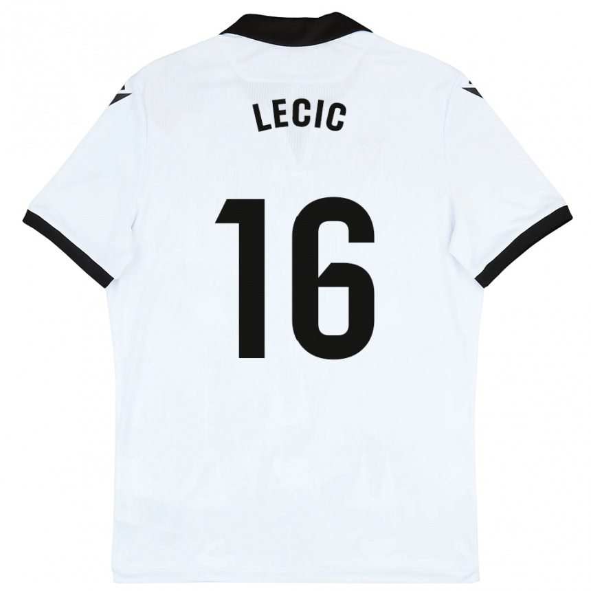 ילדים כדורגל לוקה לציץ׳ #16 לבן שחור ג'רזי ביתית 2025/26