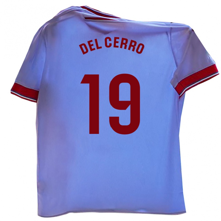 ילדים כדורגל Dani Del Cerro #19 לבן אדום ג'רזי ביתית 2025/26