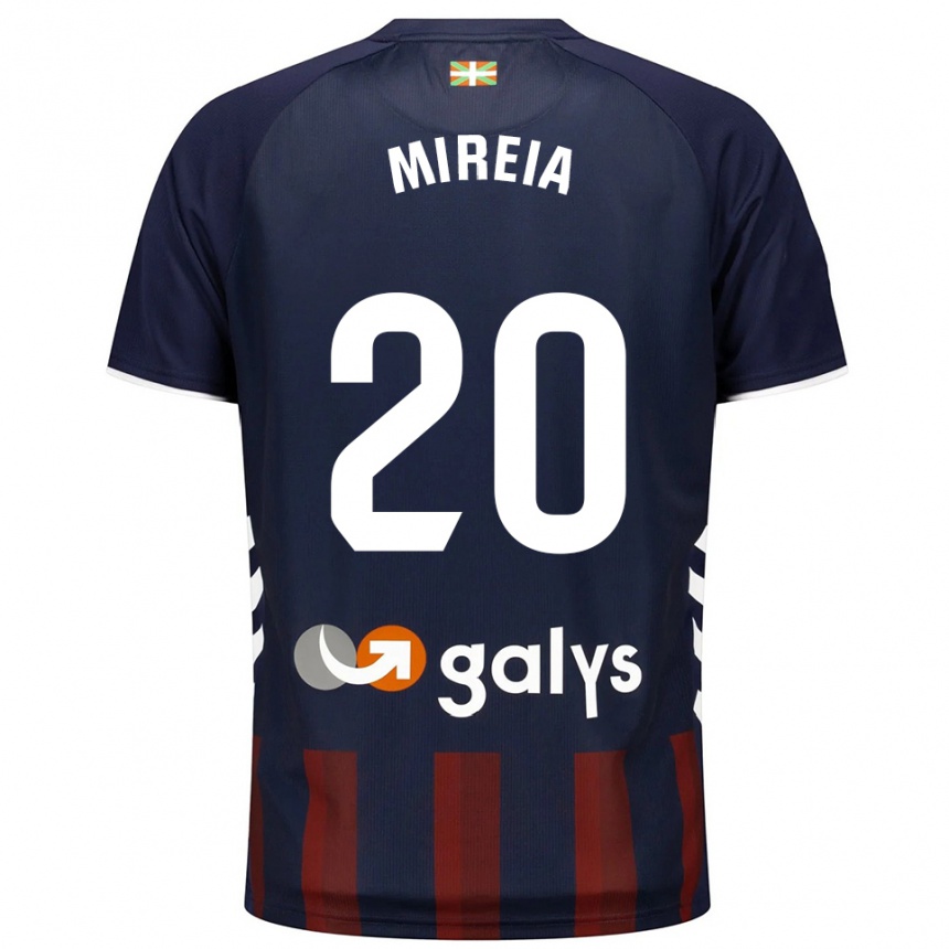 ילדים כדורגל Mireia Masegur Torrent #20 כחול נייבי אדום ג'רזי ביתית 2025/26