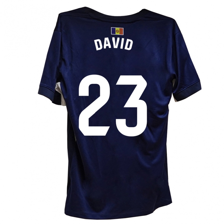 ילדים כדורגל David De La Fuente #23 כחול לבן ג'רזי ביתית 2025/26