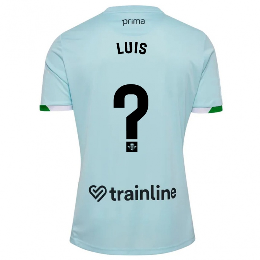 ילדים כדורגל Jorge Luis #0 תכלת ירוק הרחק ג'רזי 2025/26