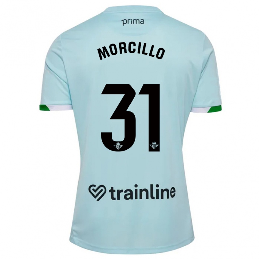 ילדים כדורגל Ana Morcillo #31 תכלת ירוק הרחק ג'רזי 2025/26