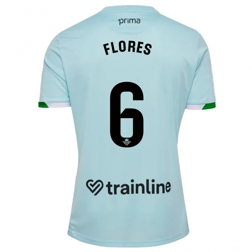 ילדים כדורגל גזבייה פלגזואלו סלווה #6 תכלת ירוק הרחק ג'רזי 2025/26