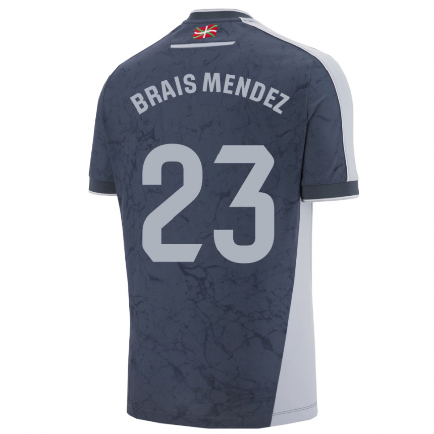 ילדים כדורגל ברייס מנדס #23 כחול כהה לבן הרחק ג'רזי 2025/26
