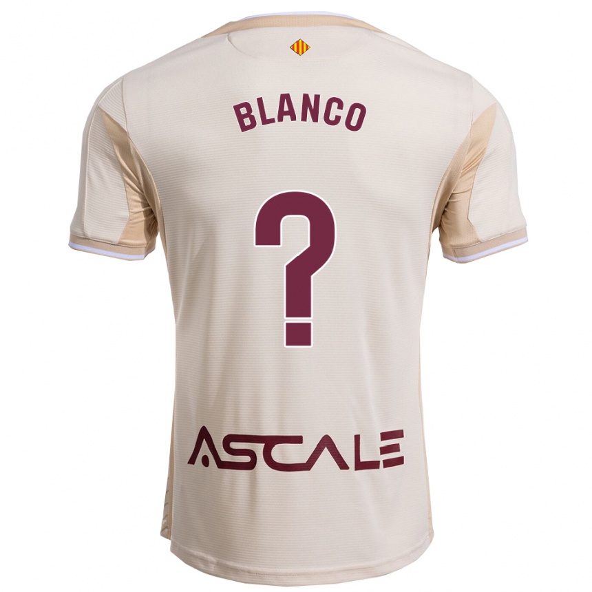 ילדים כדורגל Alexia Blanco #0 לבן שמנת בורדו הרחק ג'רזי 2025/26