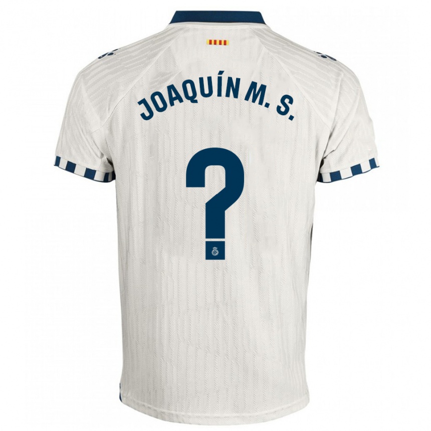 ילדים כדורגל Joaquín Manuel Sánchez #0 לבן כחול הרחק ג'רזי 2025/26