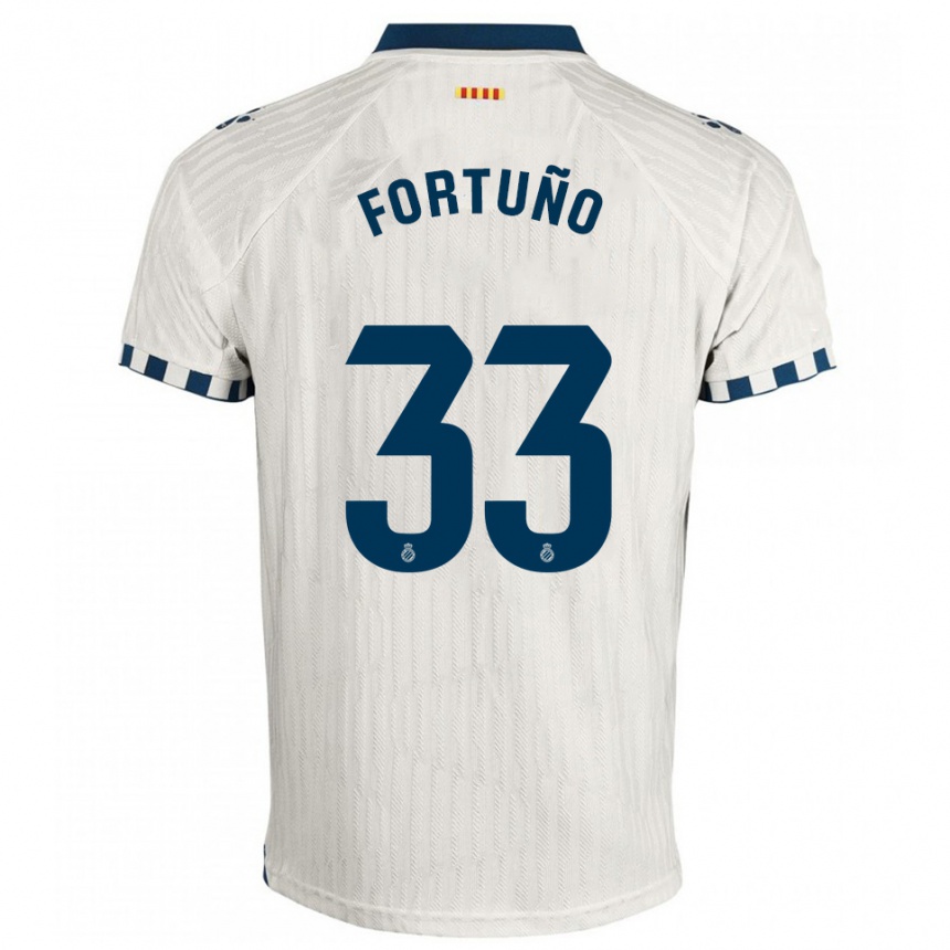 ילדים כדורגל אנחל פורטוניו #33 לבן כחול הרחק ג'רזי 2025/26