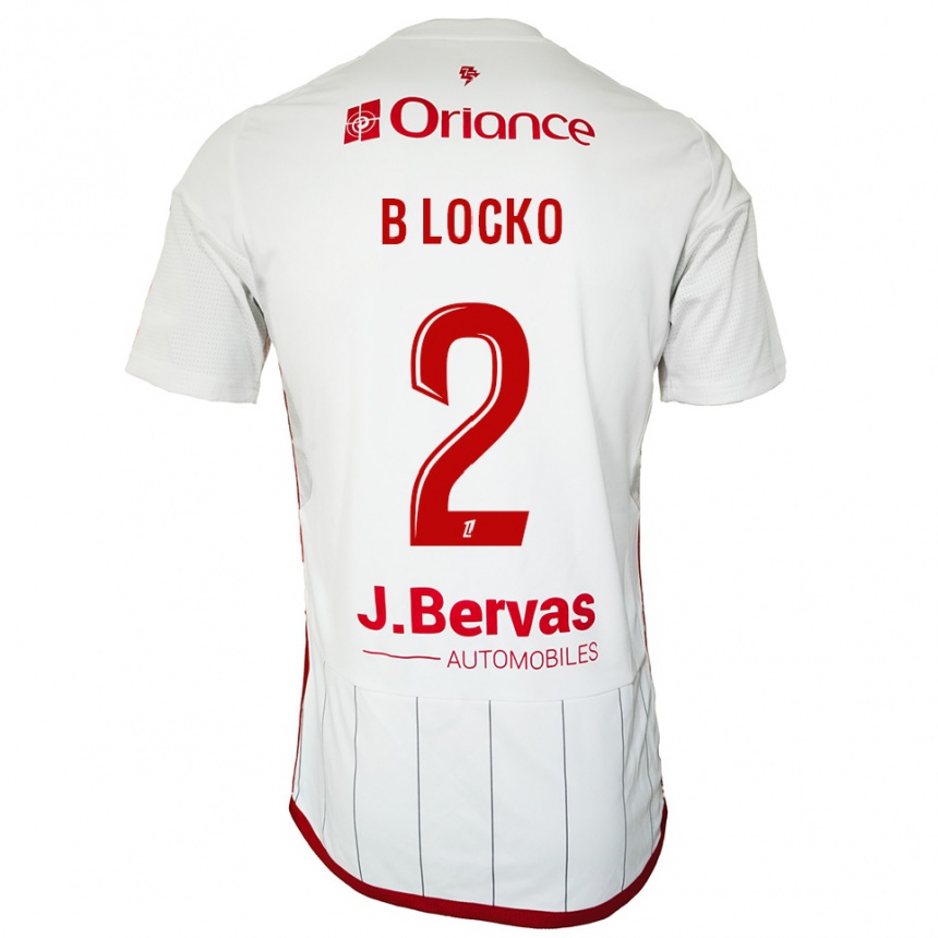 ילדים כדורגל בראדלי לוקו #2 לבן אדום הרחק ג'רזי 2025/26