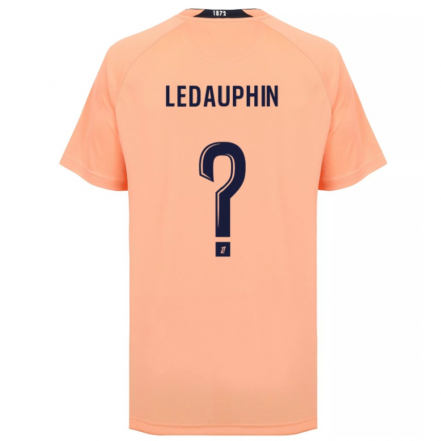 ילדים כדורגל Léann Ledauphin #0 כתום כחול הרחק ג'רזי 2025/26