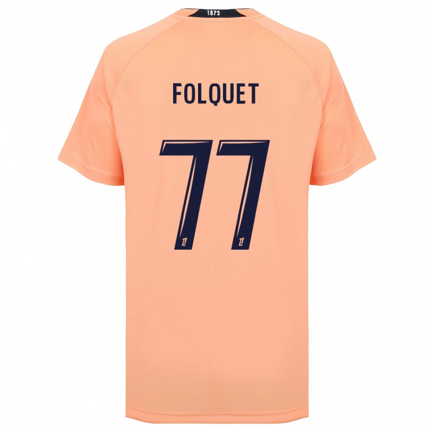 ילדים כדורגל Magnaba Folquet #77 כתום כחול הרחק ג'רזי 2025/26