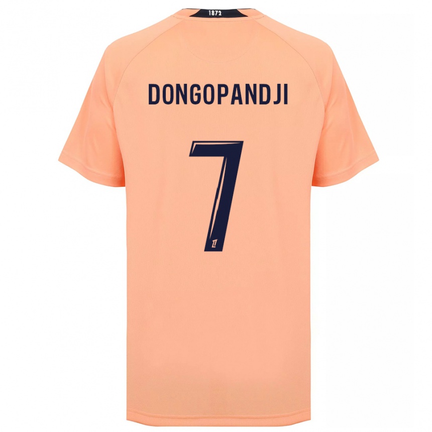 ילדים כדורגל Hakim Dongopandji #7 כתום כחול הרחק ג'רזי 2025/26