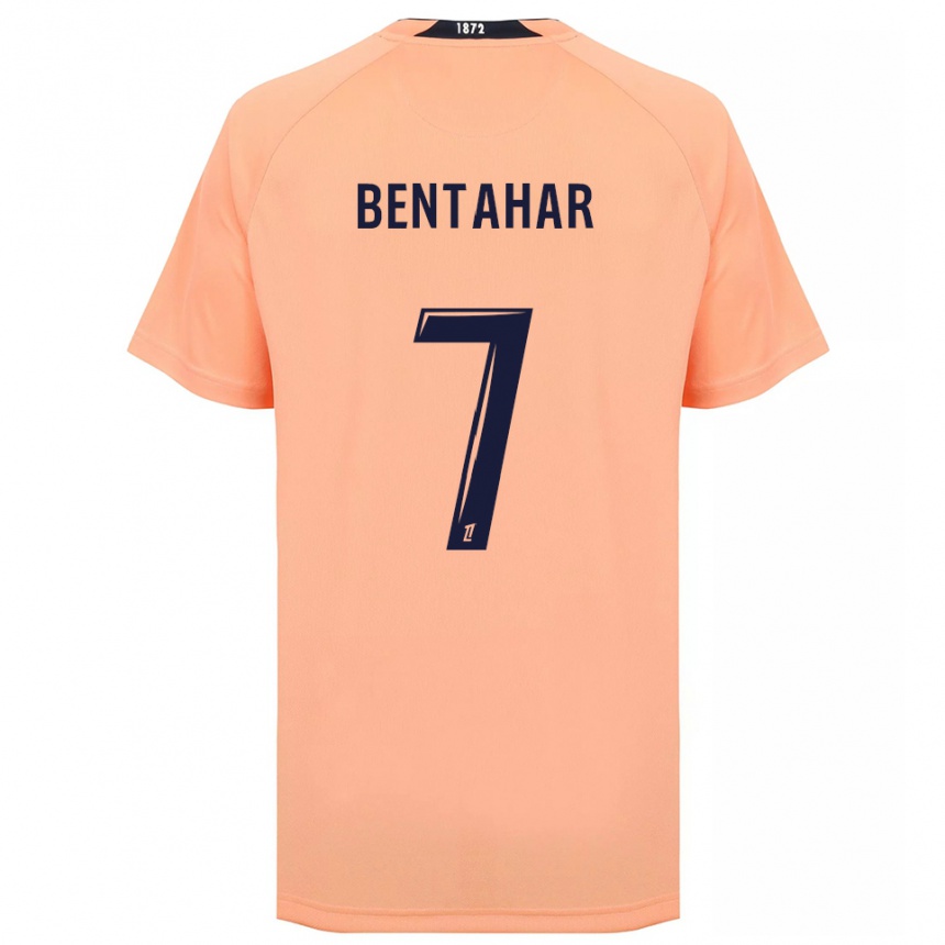 ילדים כדורגל Ahmed Bentahar #7 כתום כחול הרחק ג'רזי 2025/26