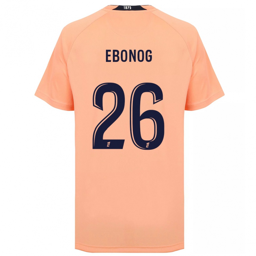 ילדים כדורגל Simon Ebonog #26 כתום כחול הרחק ג'רזי 2025/26