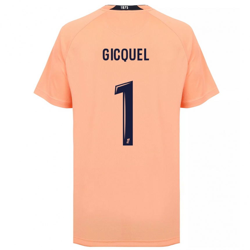 ילדים כדורגל Mathyss Gicquel #1 כתום כחול הרחק ג'רזי 2025/26