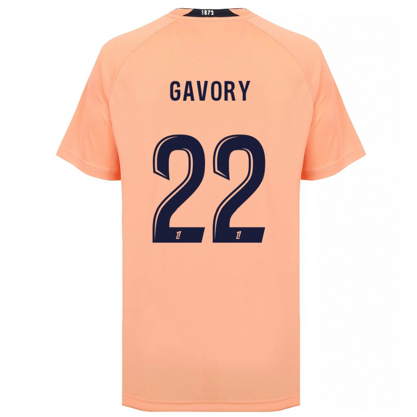 ילדים כדורגל Christy Gavory #22 כתום כחול הרחק ג'רזי 2025/26