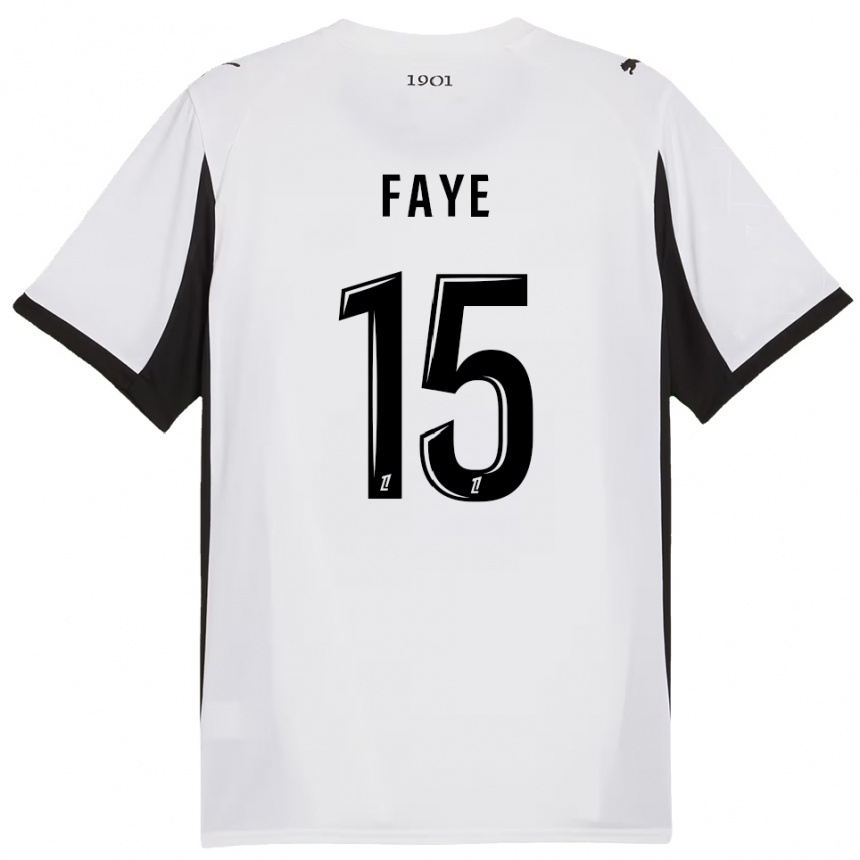 ילדים כדורגל מיקאיל פאייה #15 לבן שחור הרחק ג'רזי 2025/26