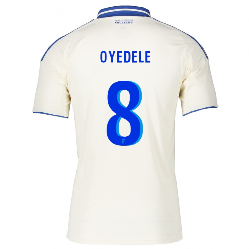 ילדים כדורגל מקסי אוידלה #8 שמפניה כחול הרחק ג'רזי 2025/26