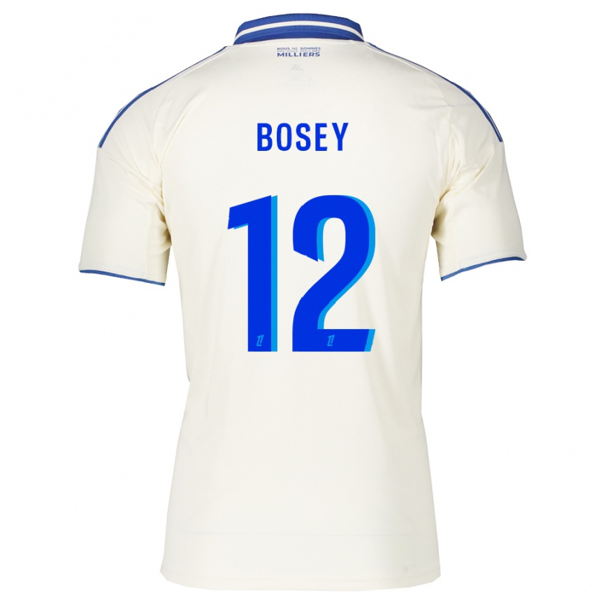 ילדים כדורגל Jean-Baptiste Bosey #12 שמפניה כחול הרחק ג'רזי 2025/26