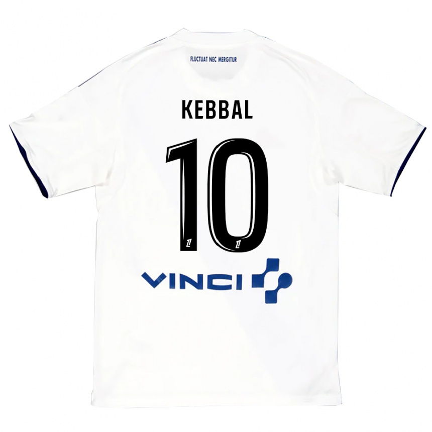ילדים כדורגל אילאן כבאל #10 לבן כחול הרחק ג'רזי 2025/26