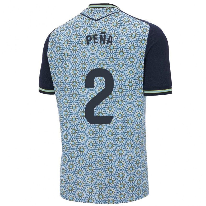 ילדים כדורגל Miguel Peña #2 כחול נייבי הרחק ג'רזי 2025/26