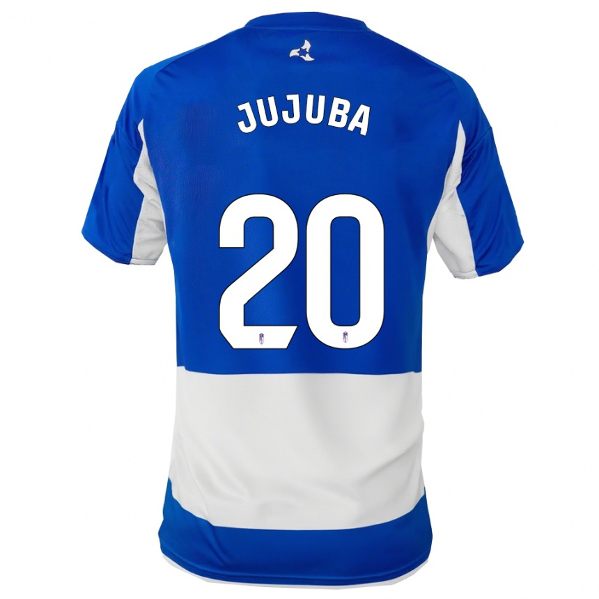 ילדים כדורגל Juliana Cardozo Paulino #20 כחול לבן הרחק ג'רזי 2025/26