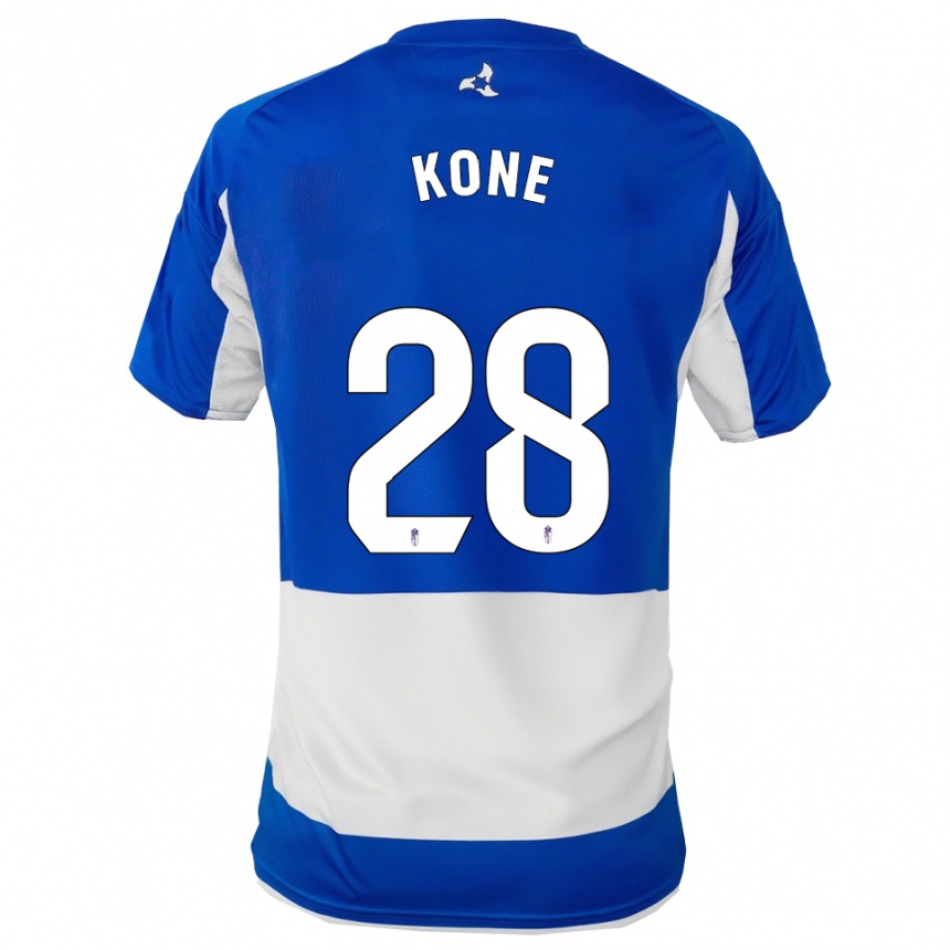 ילדים כדורגל Abdoulaye Kone #28 כחול לבן הרחק ג'רזי 2025/26