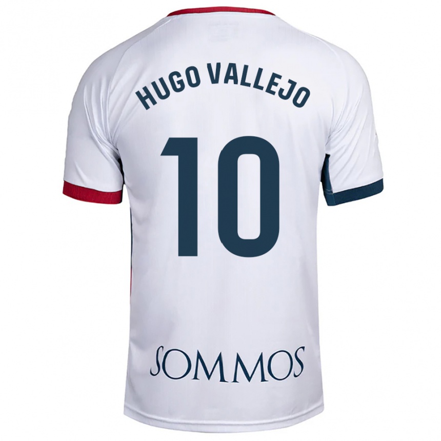 ילדים כדורגל הוגו ואייחו #10 לבן אדום הרחק ג'רזי 2025/26 ילדים כדורגל הוגו ואייחו #10 לבן אדום הרחק ג'רזי 2025/26