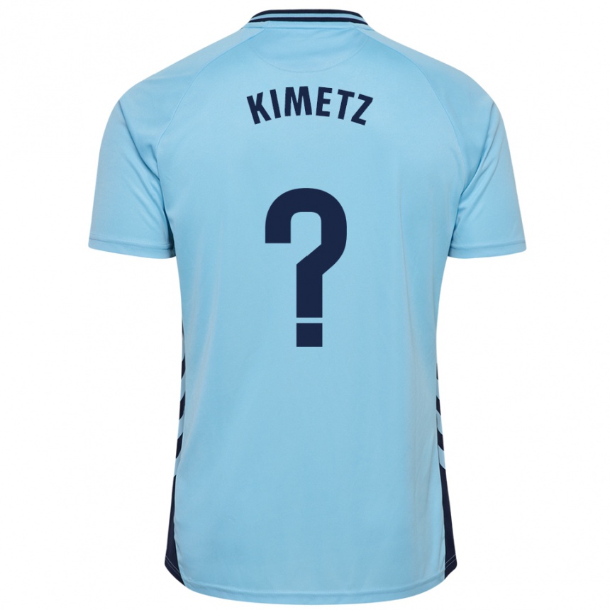 ילדים כדורגל Kimetz García #0 תכלת הרחק ג'רזי 2025/26