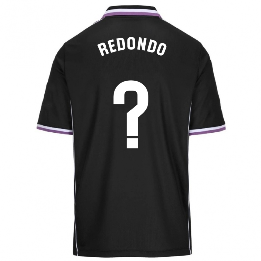 ילדים כדורגל Miguel Redondo #0 סגול שחור הרחק ג'רזי 2025/26