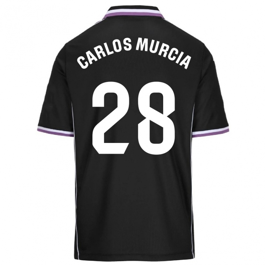 ילדים כדורגל Juan Carlos Murcia #28 סגול שחור הרחק ג'רזי 2025/26