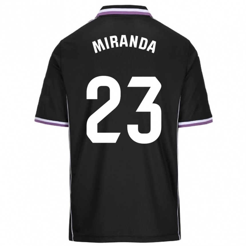 ילדים כדורגל João Miranda #23 סגול שחור הרחק ג'רזי 2025/26