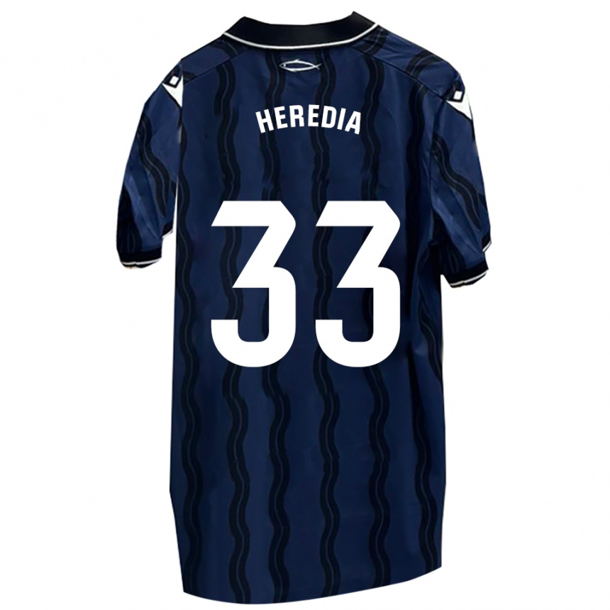 ילדים כדורגל חואן פדרו הרדיה אגילאר #33 כחול כהה שחור הרחק ג'רזי 2025/26