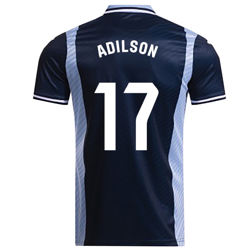 ילדים כדורגל Adilson #17 כחול נייבי תכלת הרחק ג'רזי 2025/26