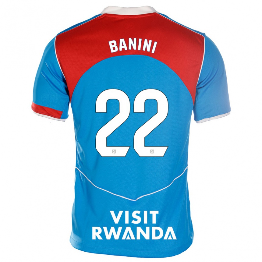 ילדים כדורגל אסטפניה בניני #22 כחול לבן ג'רזי קיט שלישי 2025/26