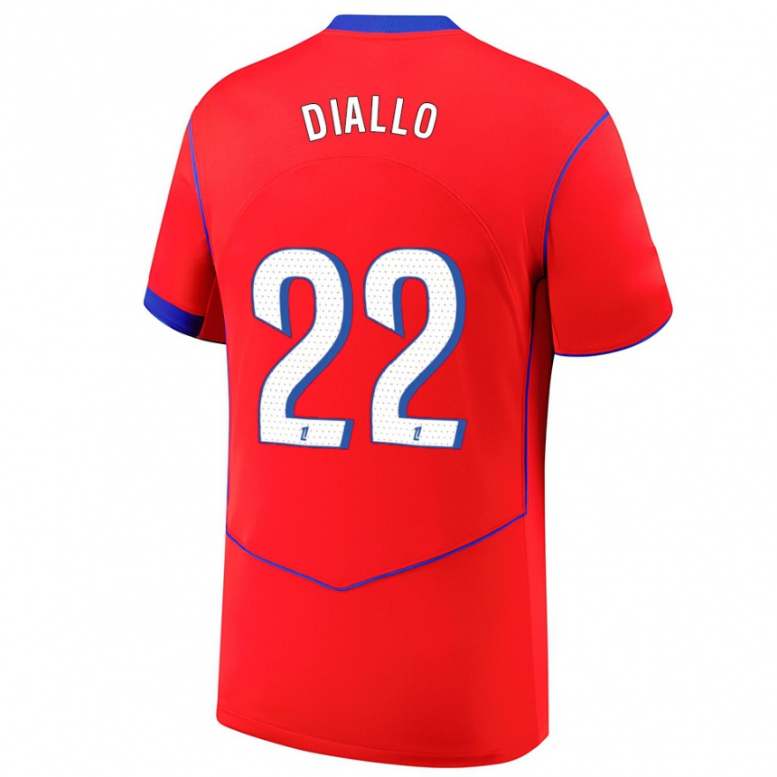 ילדים כדורגל עבדו דיאלו #22 אדום כחול לבן ג'רזי קיט שלישי 2025/26 ילדים כדורגל עבדו דיאלו #22 אדום כחול לבן ג'רזי קיט שלישי 2025/26