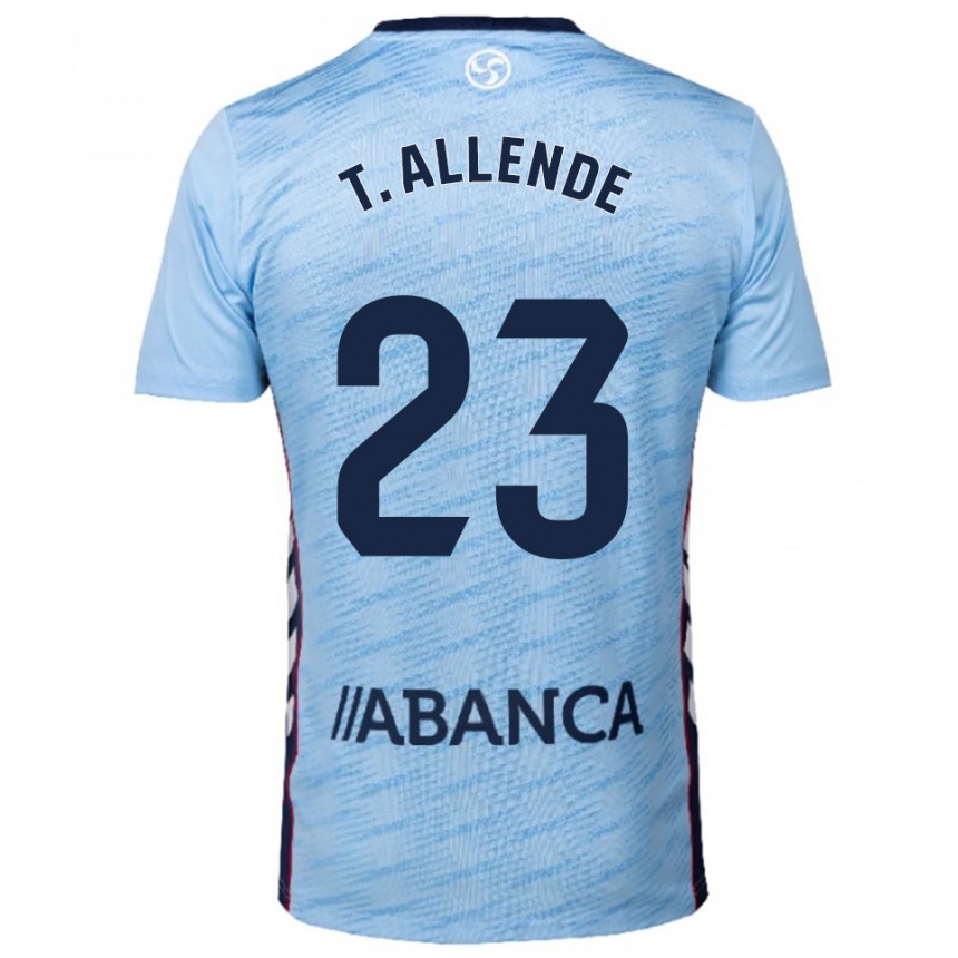 גברים כדורגל Tadeo Allende #23 תכלת אדום ג'רזי ביתית 2025/26