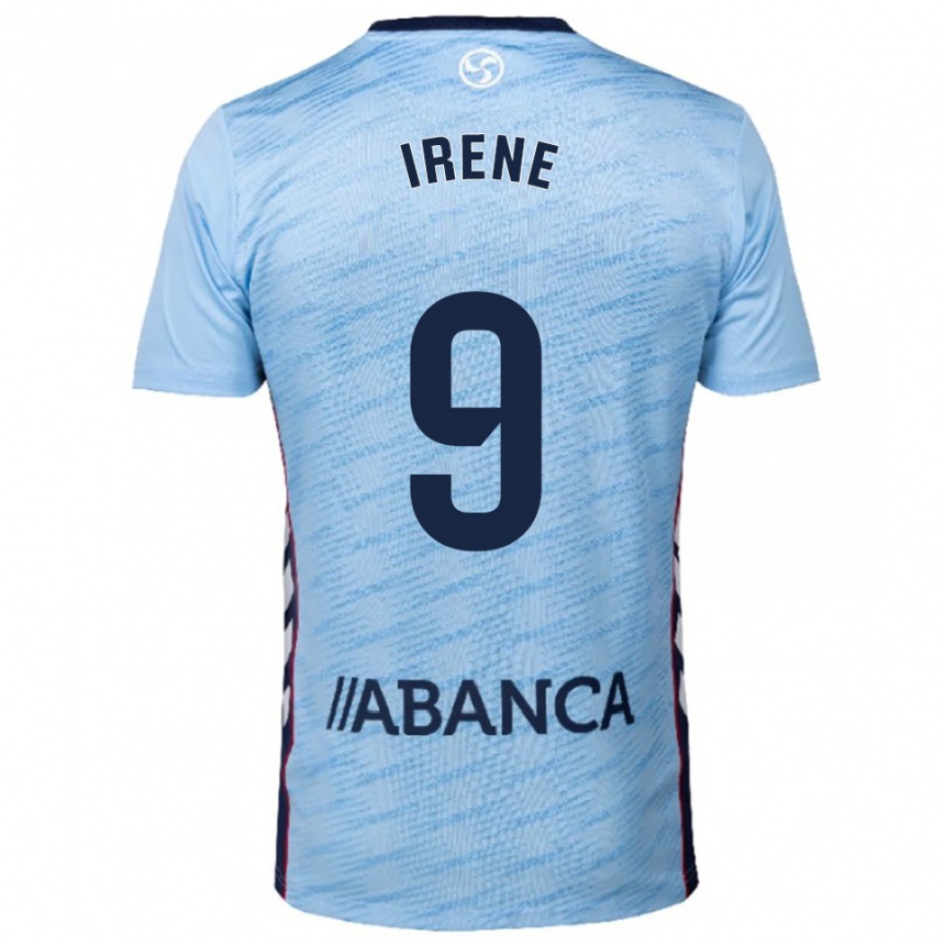 גברים כדורגל Irene Fernández #9 תכלת אדום ג'רזי ביתית 2025/26