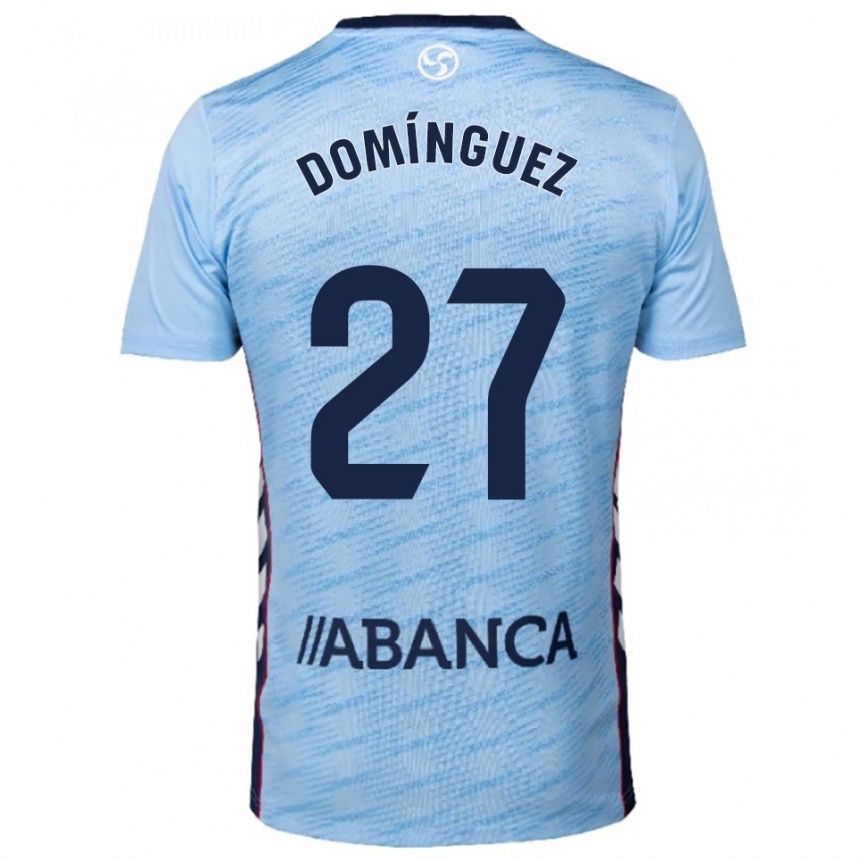 גברים כדורגל Emma Domínguez #27 תכלת אדום ג'רזי ביתית 2025/26