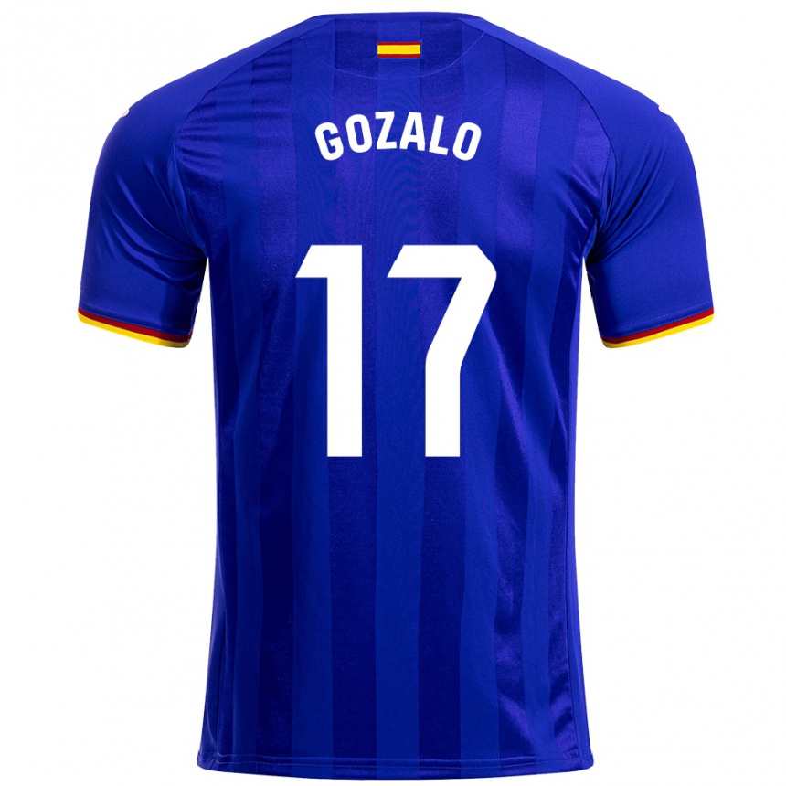 גברים כדורגל Marcos Gozalo #17 כחול אדום צהוב ג'רזי ביתית 2025/26