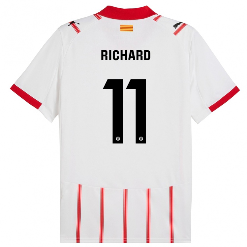גברים כדורגל Richard Martínez #11 לבן אדום ג'רזי ביתית 2025/26