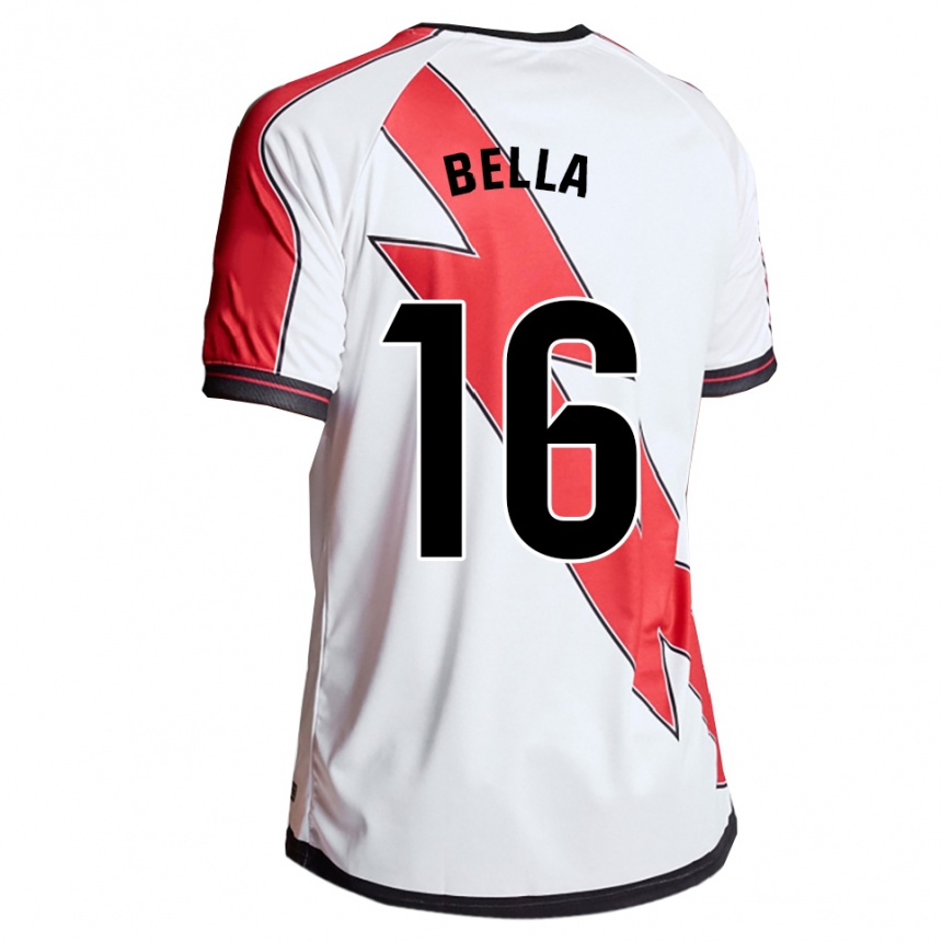 גברים כדורגל Brunda Bella #16 לבן אדום ג'רזי ביתית 2025/26