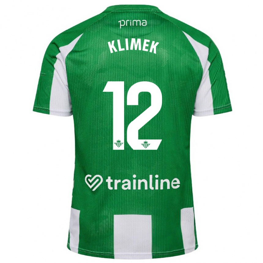 גברים כדורגל Bruno Klimek #12 ירוק לבן ג'רזי ביתית 2025/26