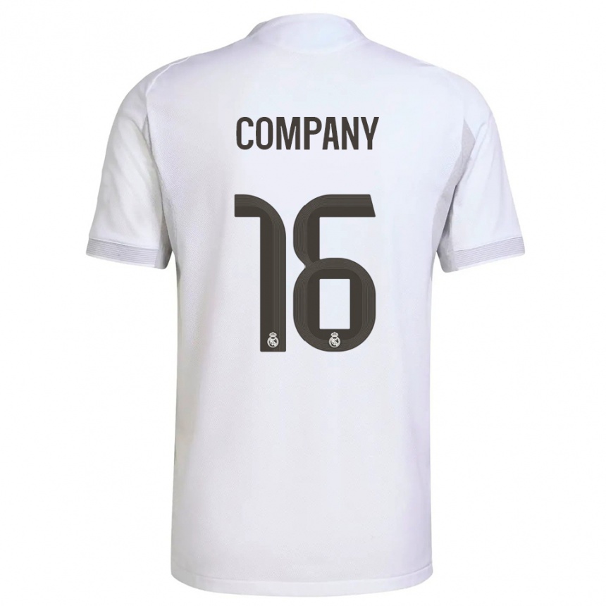 גברים כדורגל Marco Company #16 לבן צהוב ג'רזי ביתית 2025/26