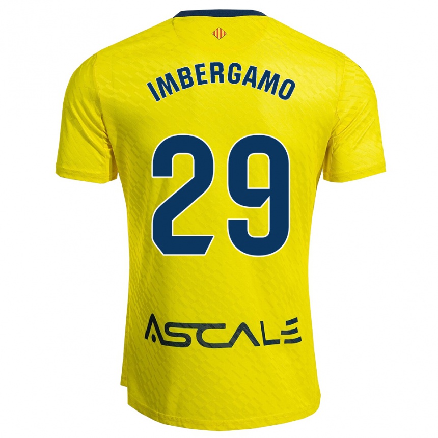 גברים כדורגל Mar Imbergamo #29 צהוב נייבי ג'רזי ביתית 2025/26
