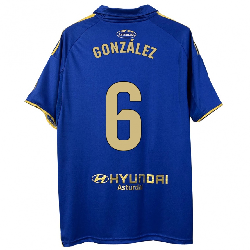 גברים כדורגל יאיו #6 כחול זהב ג'רזי ביתית 2025/26