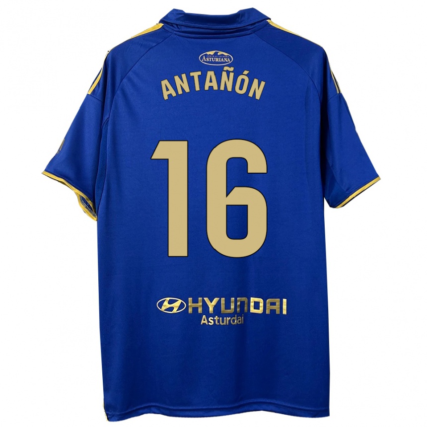 גברים כדורגל Lucas Antañón #16 כחול זהב ג'רזי ביתית 2025/26