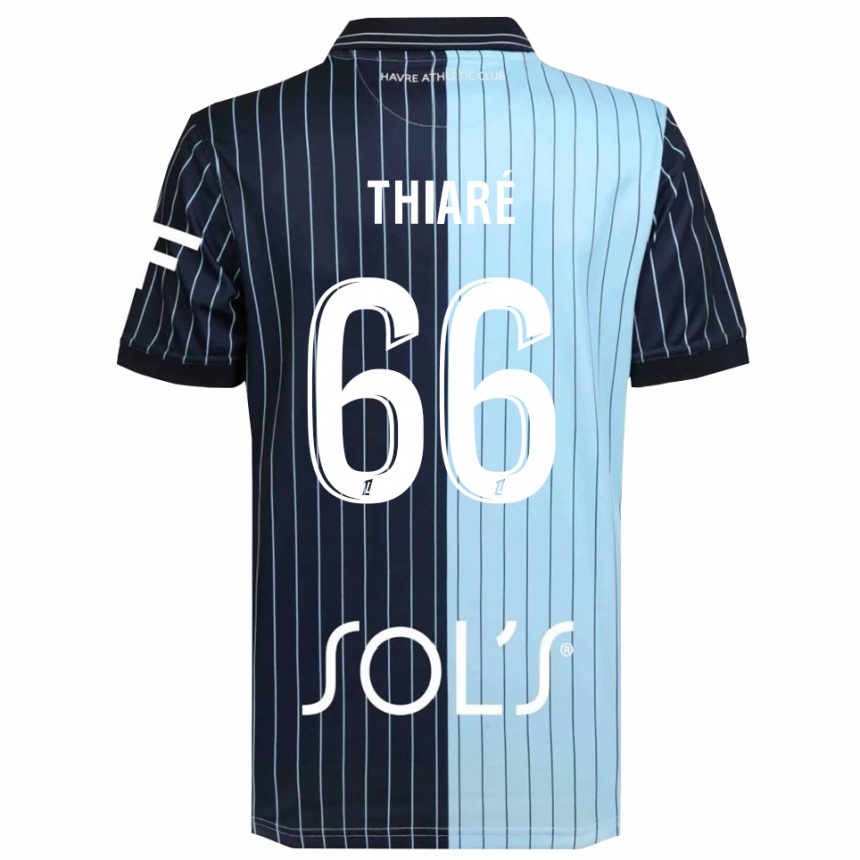 גברים כדורגל אליו תיאר #66 כחול נייבי תכלת ג'רזי ביתית 2025/26